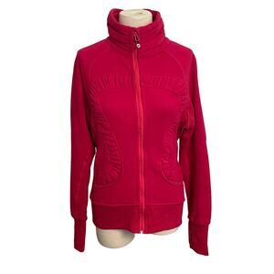 Lululemon Women’s Scuba Full Zip Jacket Pink Sweatshirt